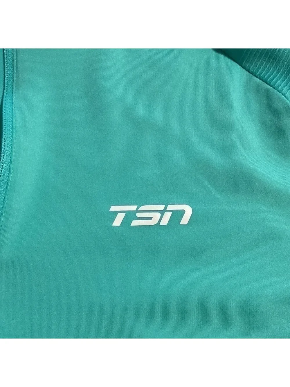 QUARTER-ZIP mock neck polo shirt turquoise FIFA world cup quatar 2022 - Picture 7 of 15